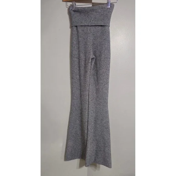 SINCERELY JULES Grey Ribbed Knit Hoodie and Pants Lounge Set Pants Size S EUC - Picture 6 of 9
